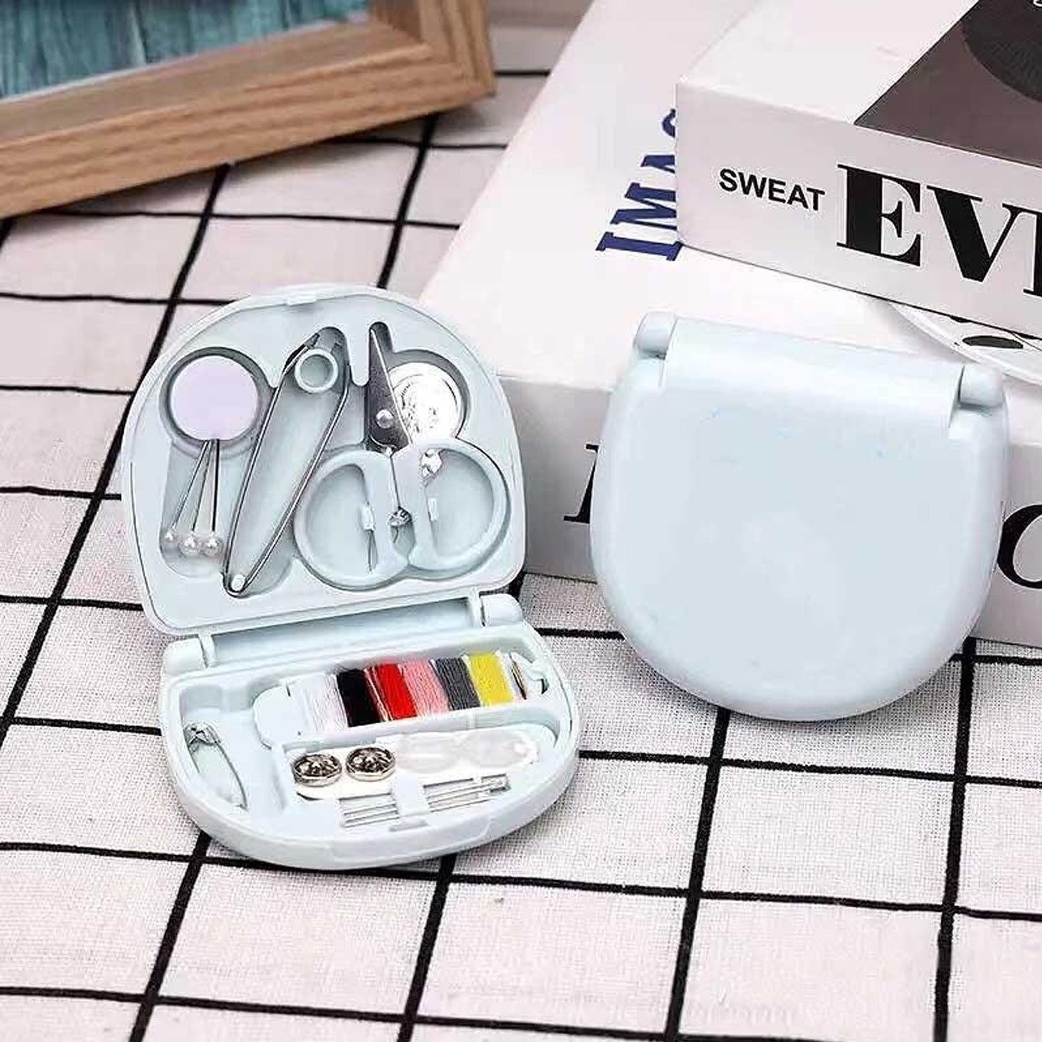 1290 Mini Travel Sewing Kit DIY Sewing Portable Sewing Tool Kits Plastic Sewing Kit Box Beginner Friendly Emergency Sewing Repair Kit with Threads Scissors Hand Sewing Needles 1290 Mini Travel Sewing Kit DIY Sewing Portable Sewing Tool Kits Plastic Sewing Kit Box Beginner Friendly Emergency Sewing Repair Kit with Threads Scissors Hand Sewing Needles